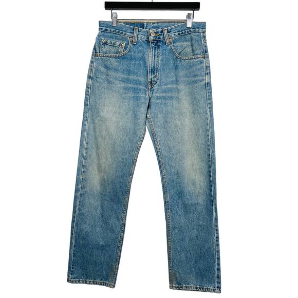 NEW! RE/DONE Levi Strauss Selvedge Denim 505 Straight Leg Blue - 32x30.5 - Picture 1 of 4